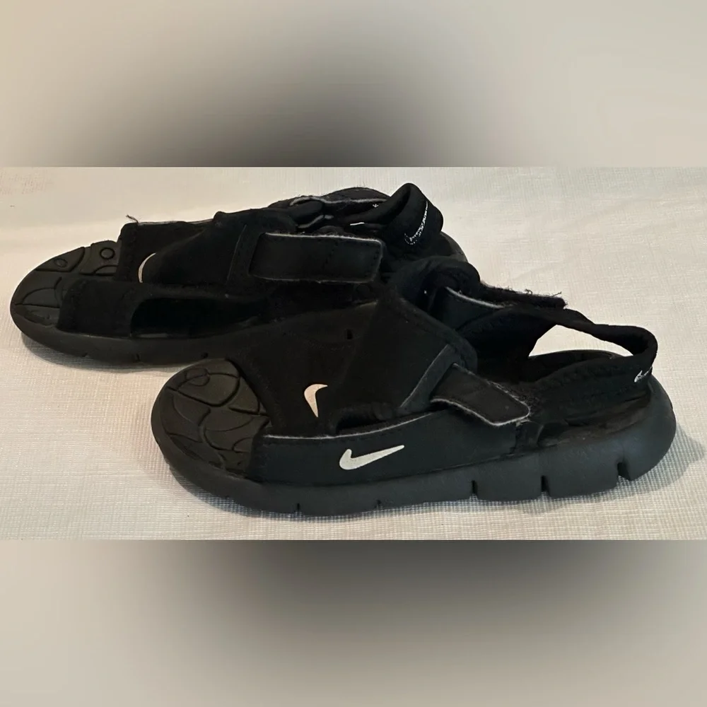 NIKE SANDALS 7 TODDLER BOYS KIDS FULL STRAP RUBBER FOAM SOLE NEOPRENE TOP POOL